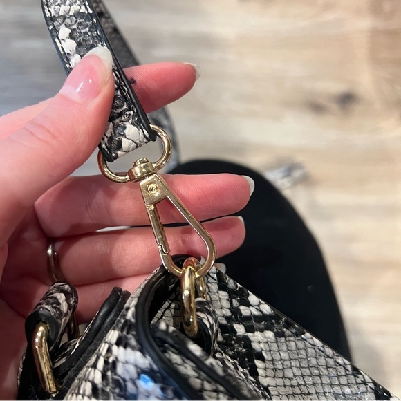 Madison West Faux Snakeskin Crossbody Bag - Picture 6 of 6